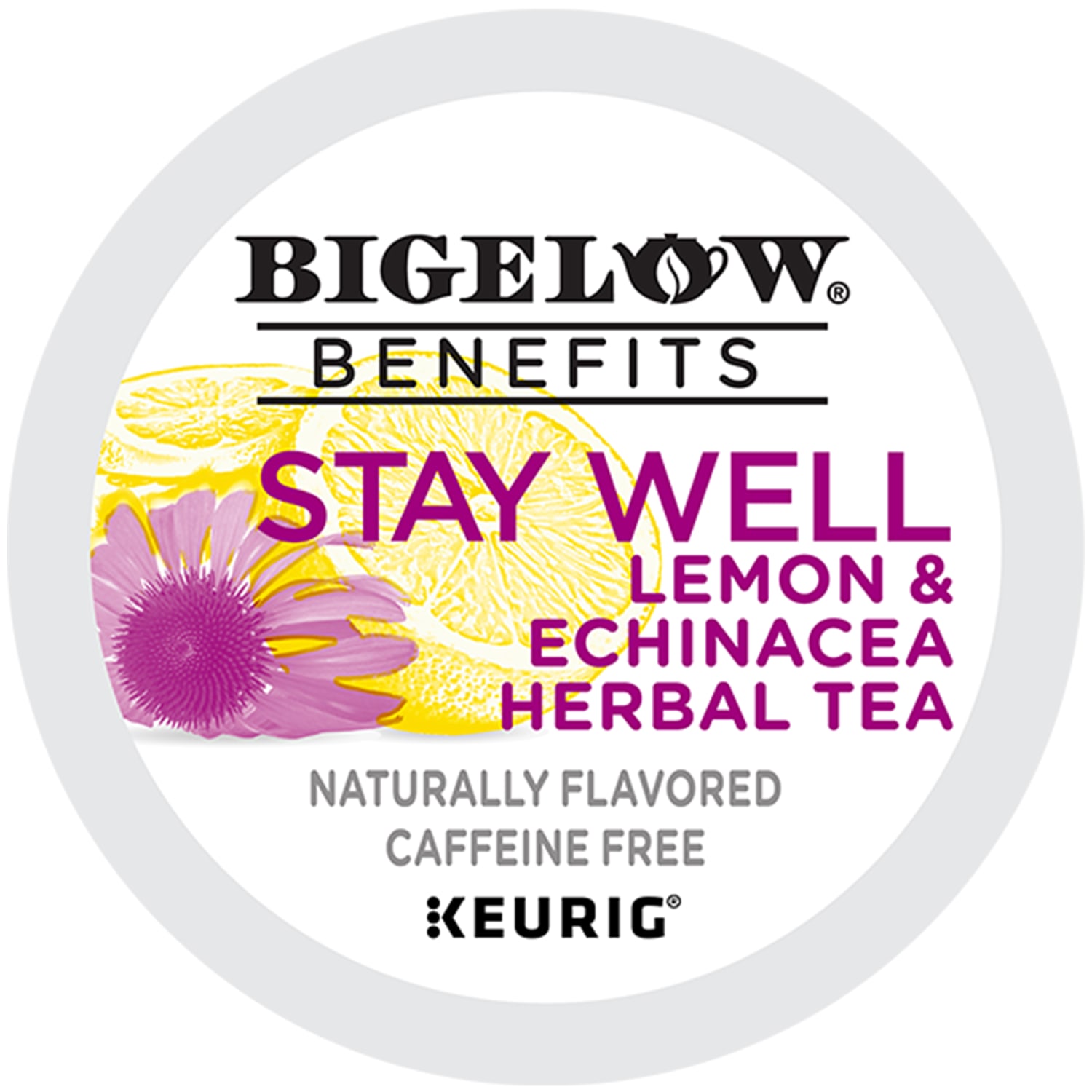 Bigelow Stay Well Herbal Tea Keurig Single Serve K-Cup Pods, 22 Pods Per Pack, Case Of 4 Packs - Image 6