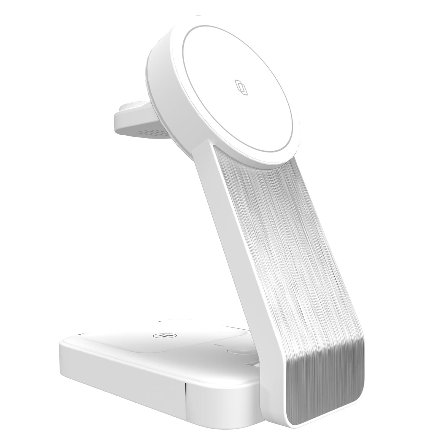 cellhelmet 3-in-1 Charging Stand With 3ft Charging Cable, White - Image 3