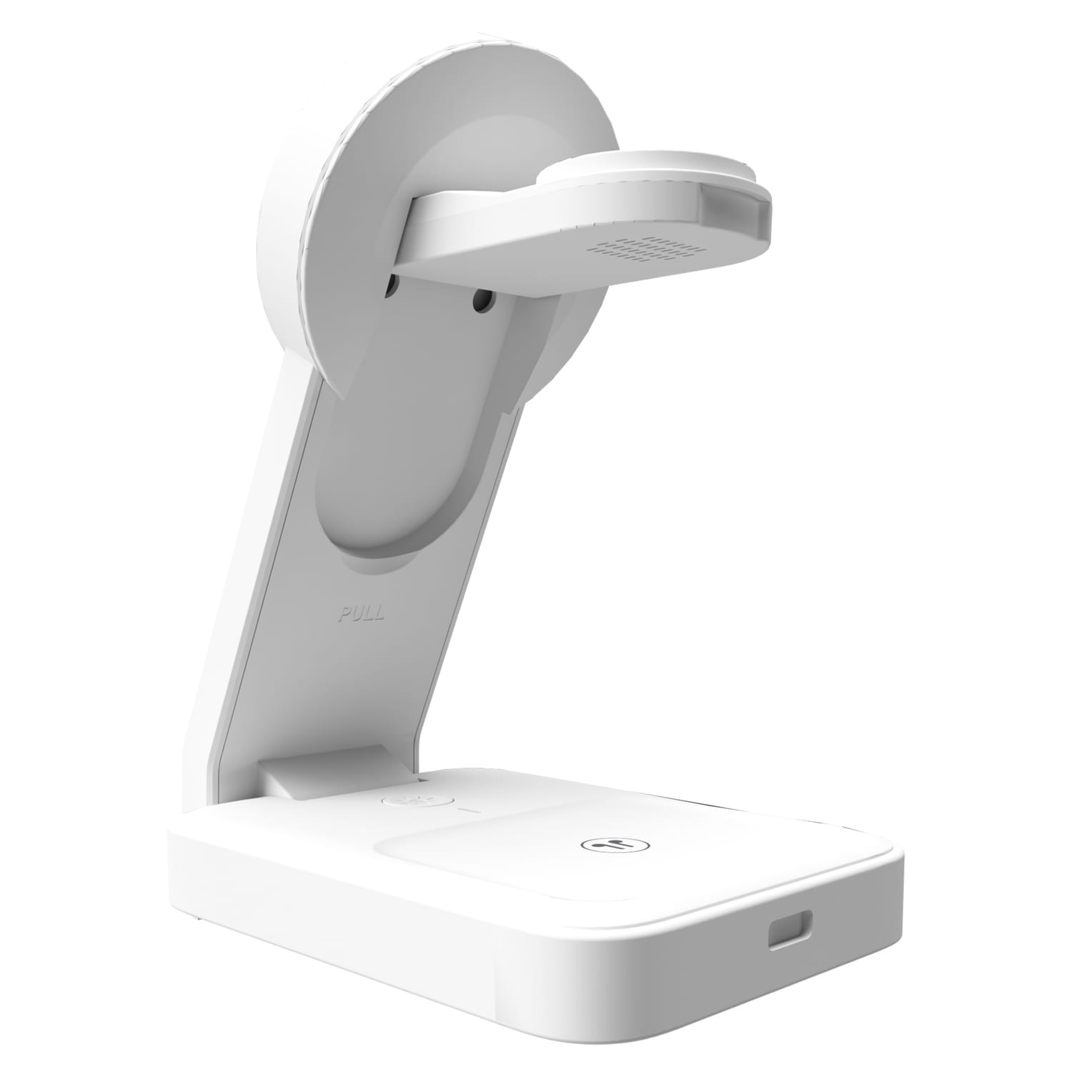 cellhelmet 3-in-1 Charging Stand With 3ft Charging Cable, White - Image 4