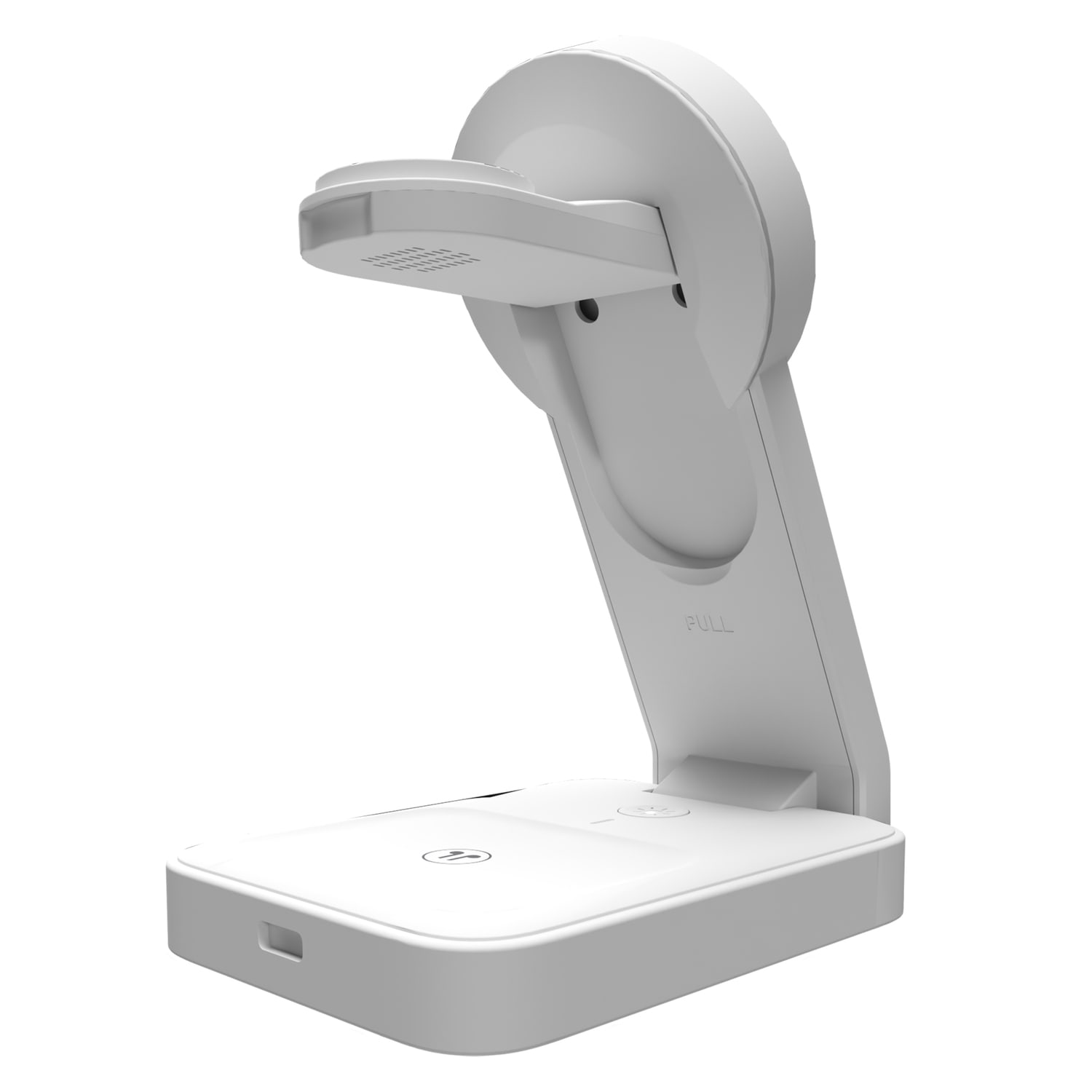 cellhelmet 3-in-1 Charging Stand With 3ft Charging Cable, White - Image 5