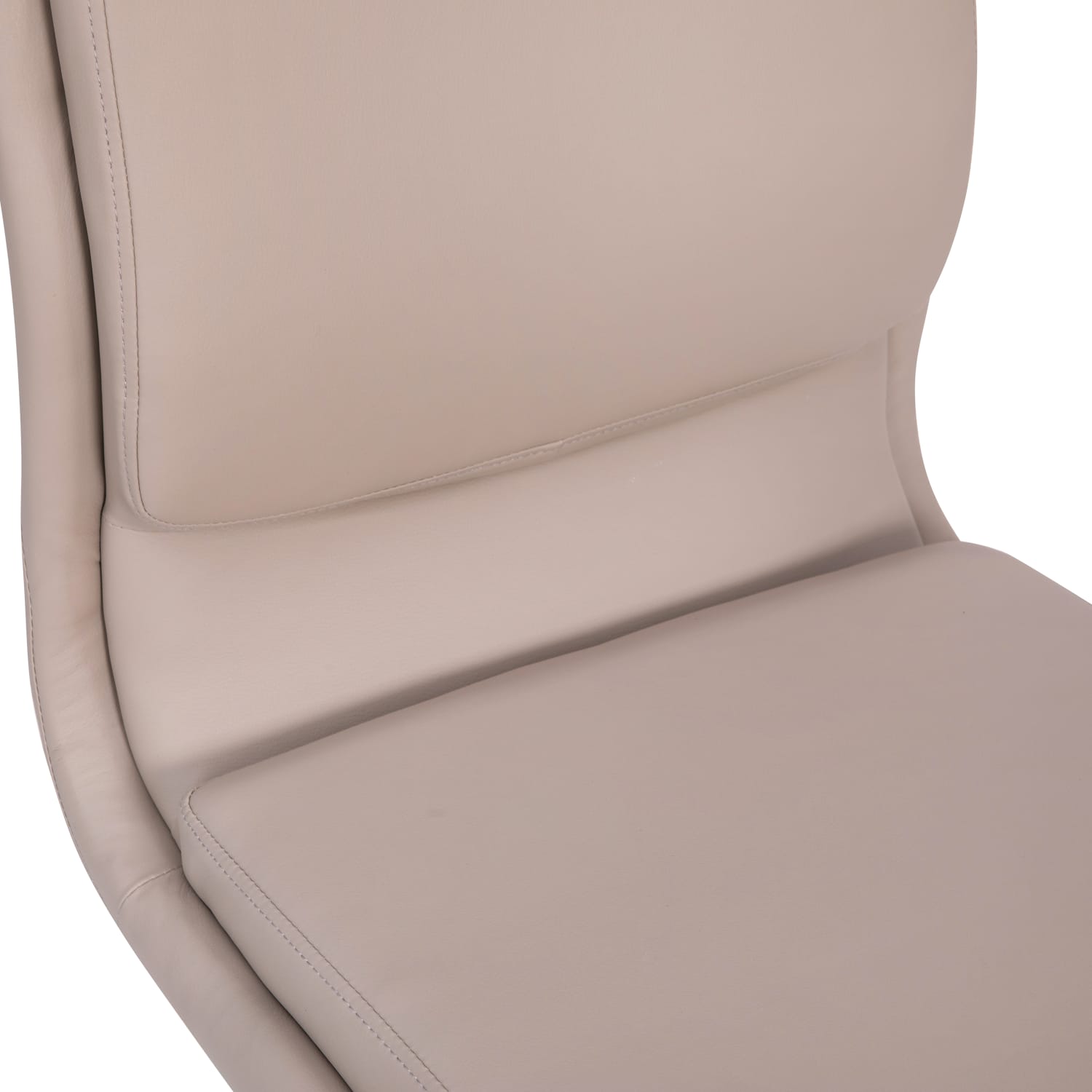 Flash Furniture Madigan Faux Leather Mid-Back Armless Swivel Task Office Chair, Taupe - Image 10