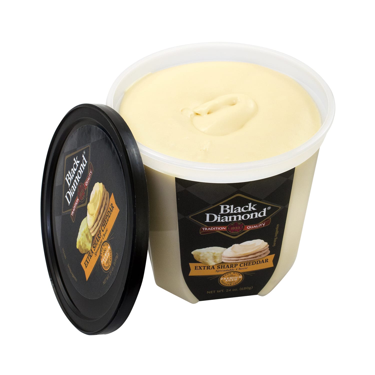 Black Diamond Extra-Sharp Cheddar Spread, 24-Oz Tub - Image 3