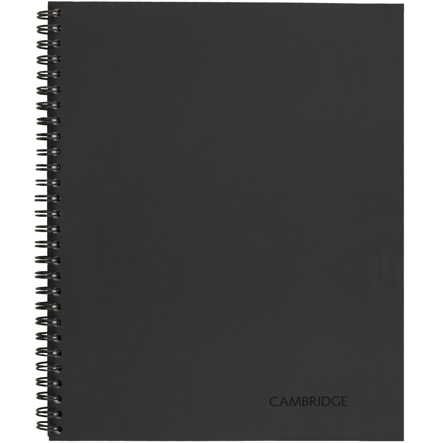 Cambridge Limited 30% Recycled Business Notebook, 8 1/2in x 11in, 1 Subject, Legal Ruled, 80 Sheets, Black (06132) - Image 4