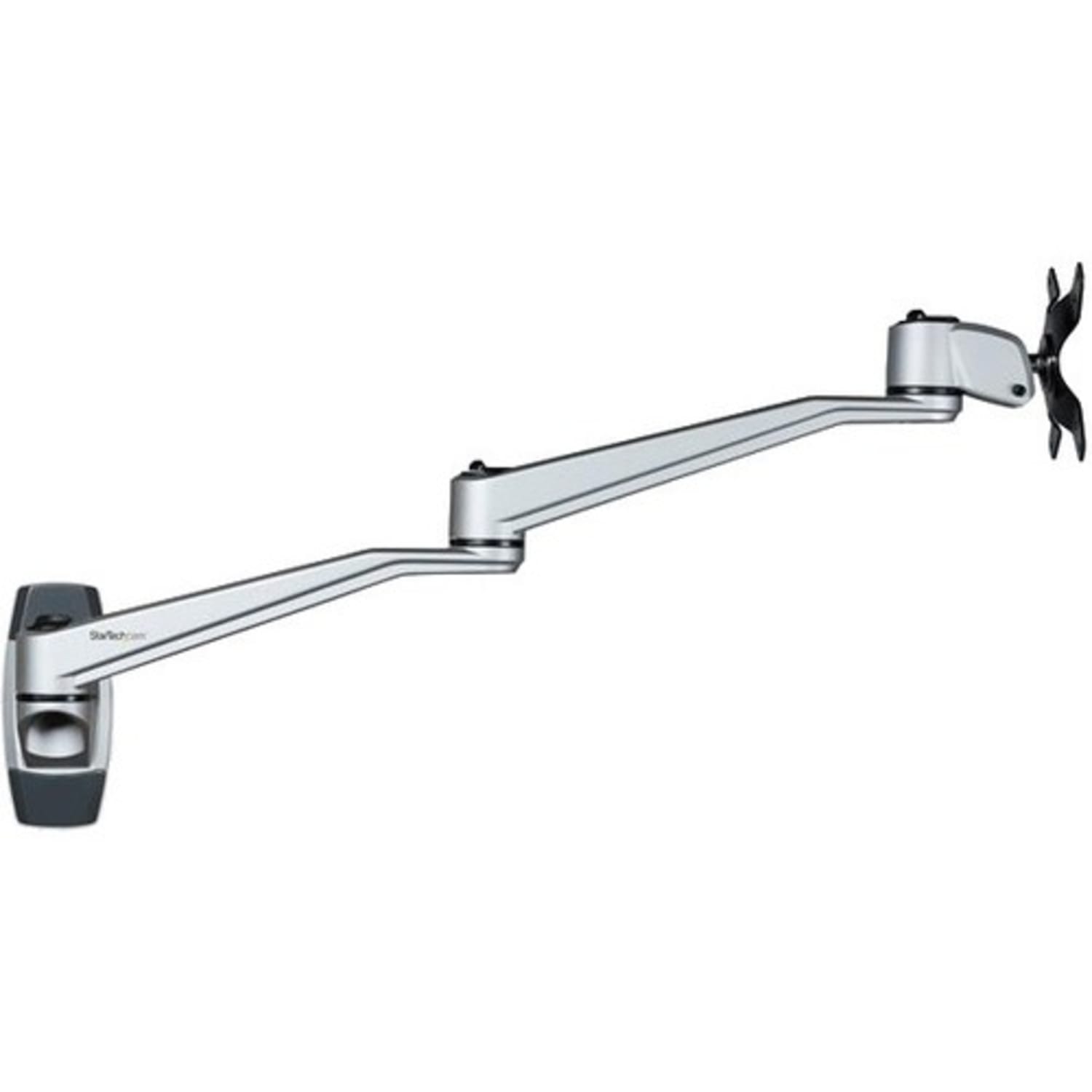 StarTech.com Wall Mount Monitor Arm - 20.4in Swivel Arm - Premium Flat Screen TV Wall Mount for up to 34in VESA Mount Monitors (ARMWALLDSLP)