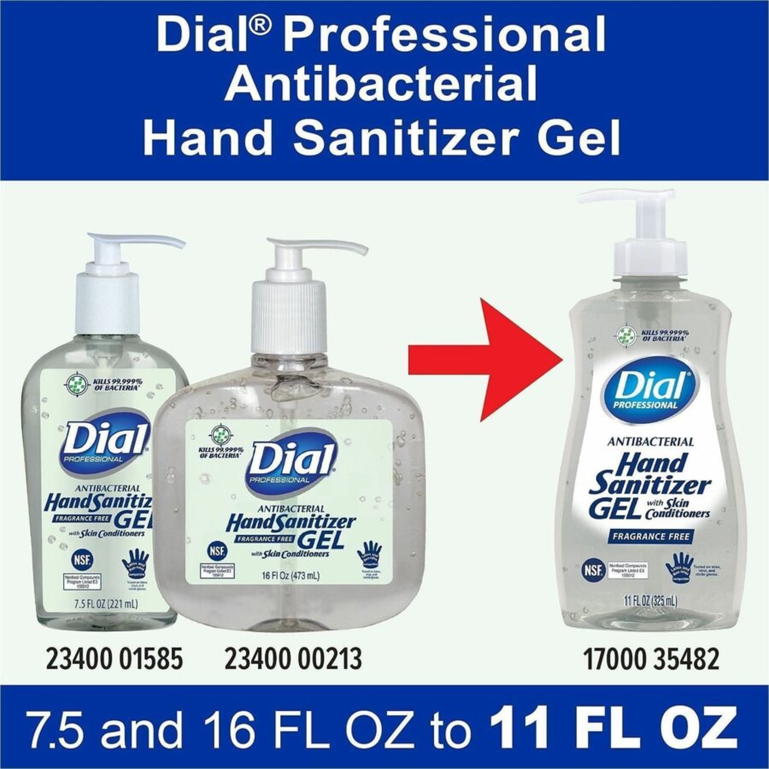 Dial Professional Hand Sanitizer Gel, 35482 - Image 3