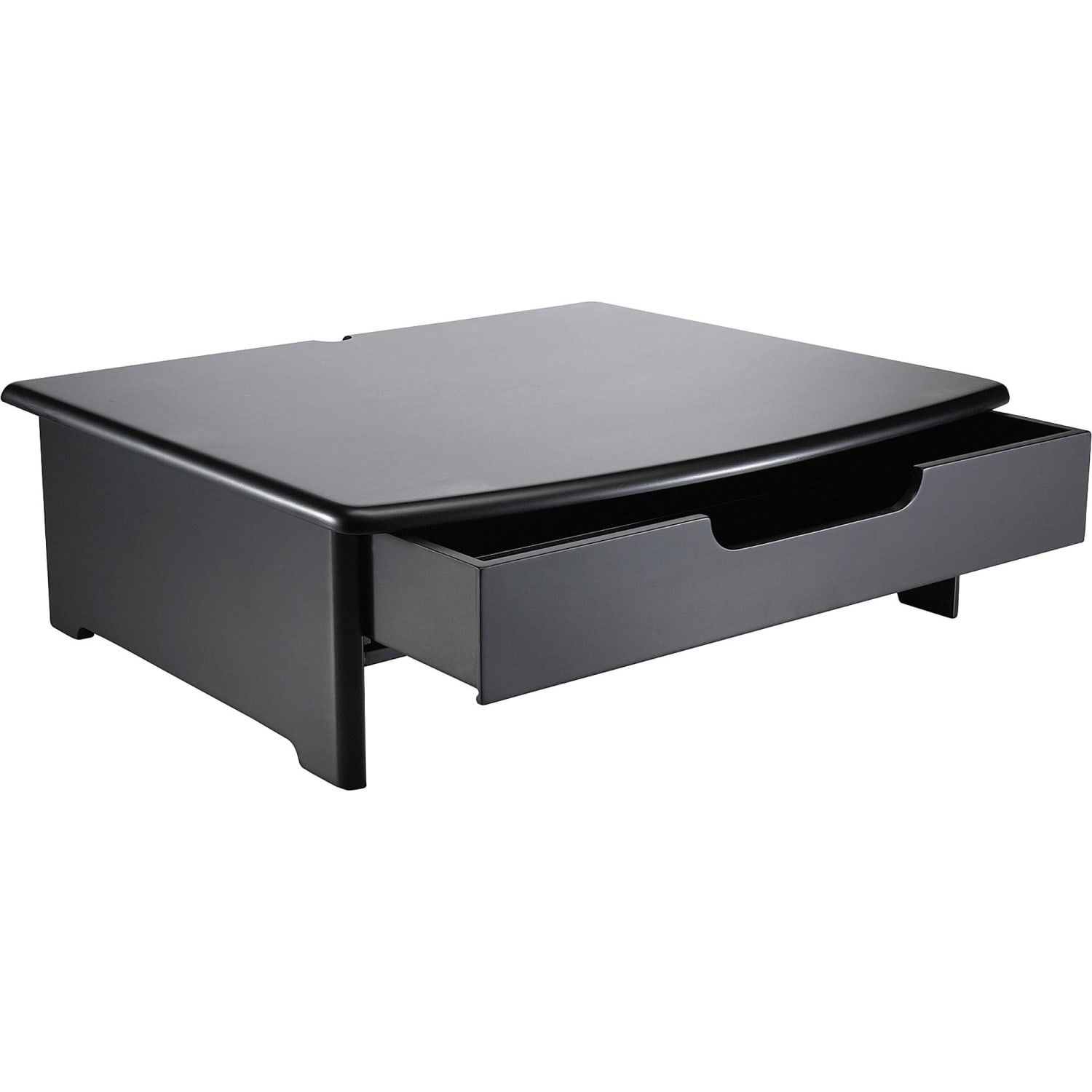 Rolodex Wood Workspace Monitor Stand With Drawer, Black - Image 6