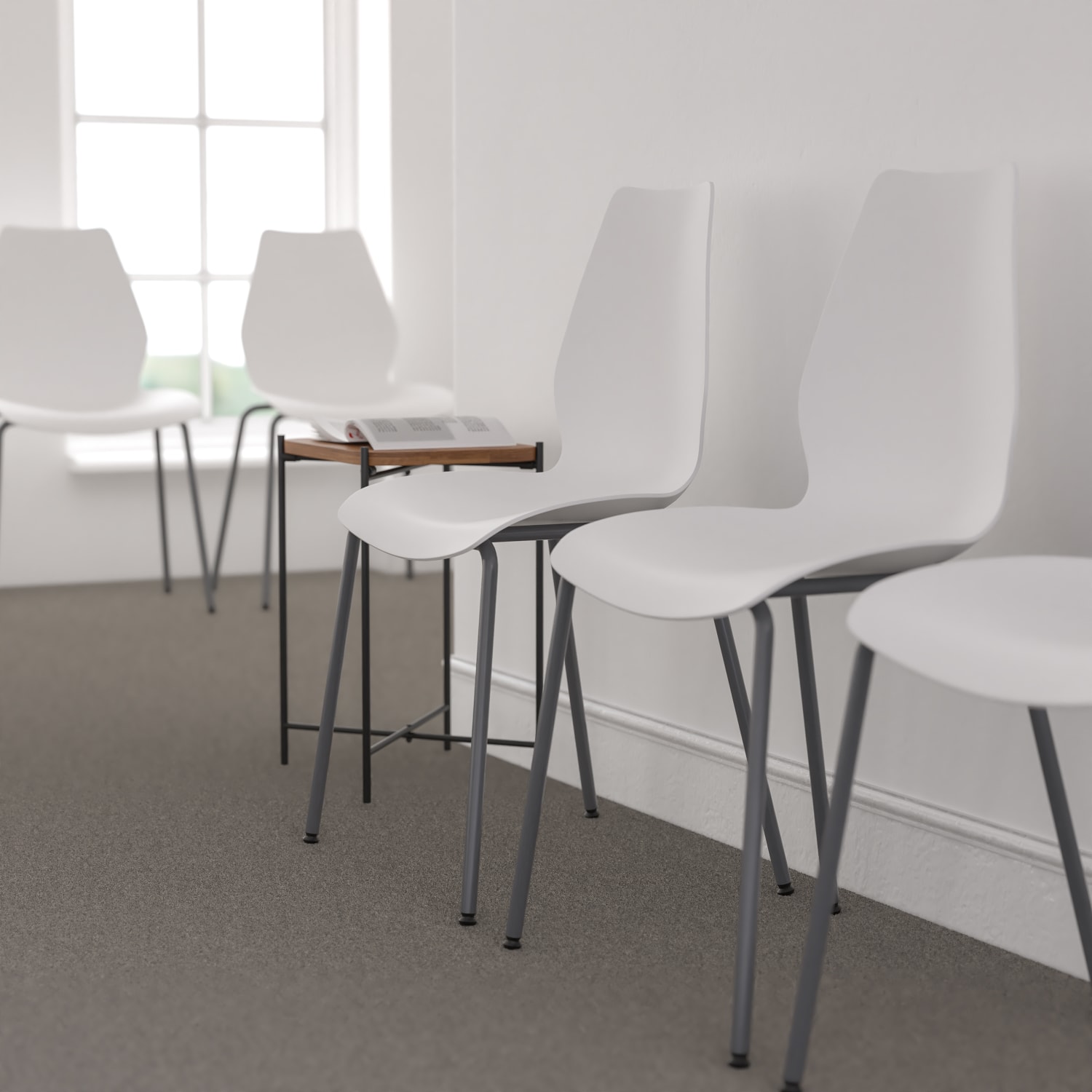 Flash Furniture HERCULES 770lb Capacity Stack Chair With Lumbar Support WhiteSilver PopularChairscom Flash Furniture HERCULES 770 lb Capacity Stack Chair With Lumbar Support WhiteSilver PopularChairscom