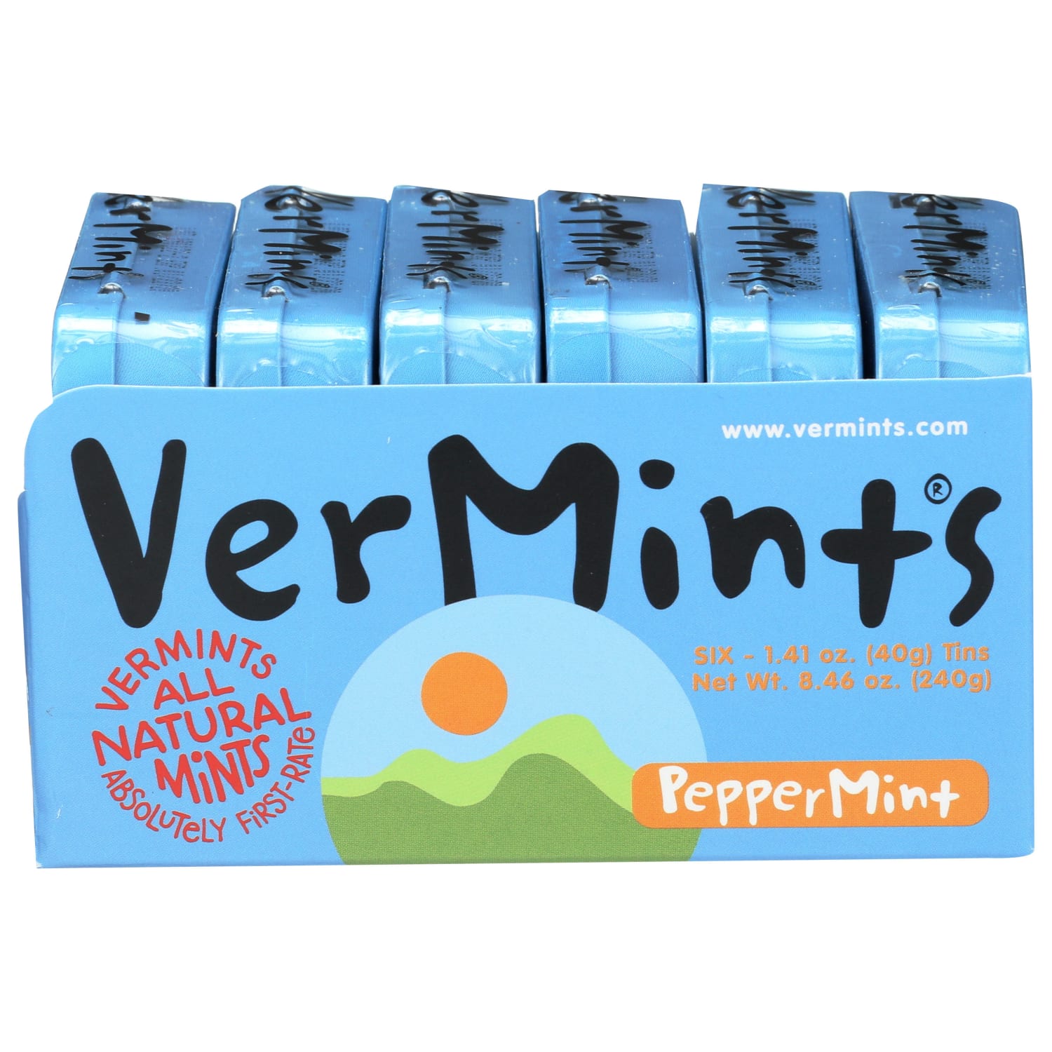 VerMints Organic Breath Mints, Peppermint, 1.41 Oz, Total Qty 6 - Image 5