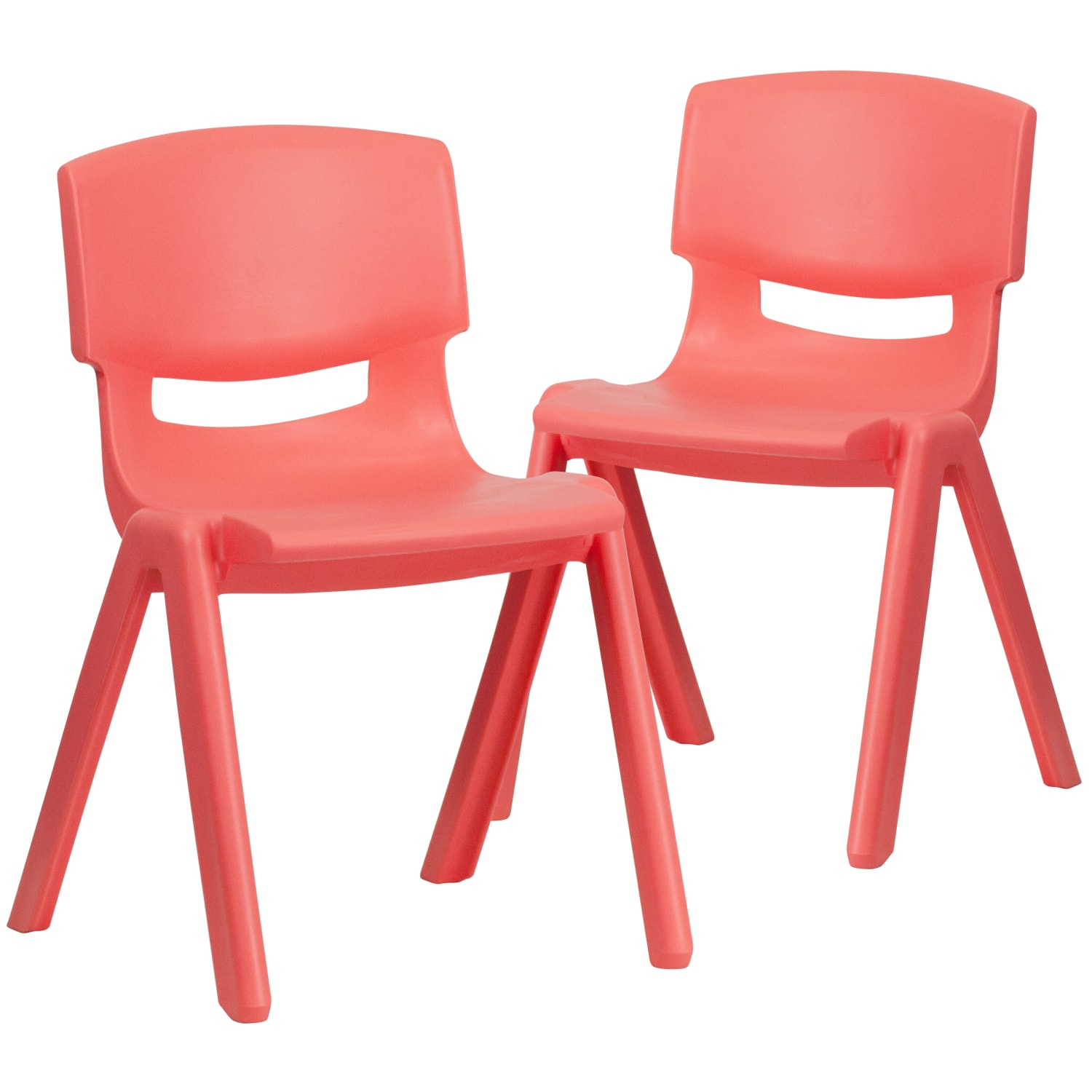 Flash Furniture Plastic Stackable School Chairs With 1314in Seat Height Red Set Of 2 Chairs PopularChairscom Flash Furniture Plastic Stackable School Chairs With 13 14in Seat Height Red Set Of 2 Chairs PopularChairscom