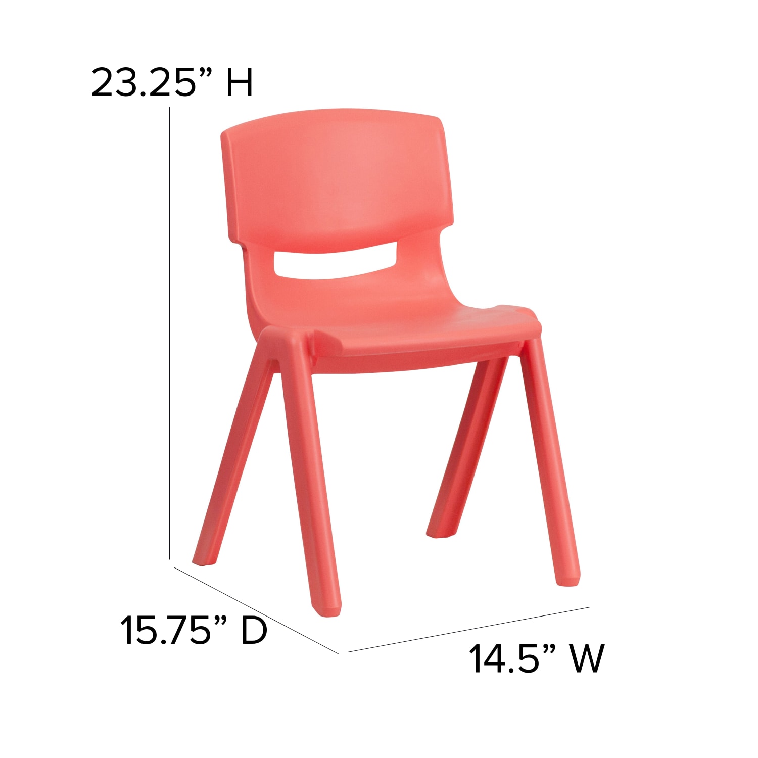 Flash Furniture Plastic Stackable School Chairs With 1314in Seat Height Red Set Of 2 Chairs PopularChairscom Flash Furniture Plastic Stackable School Chairs With 13 14in Seat Height Red Set Of 2 Chairs PopularChairscom