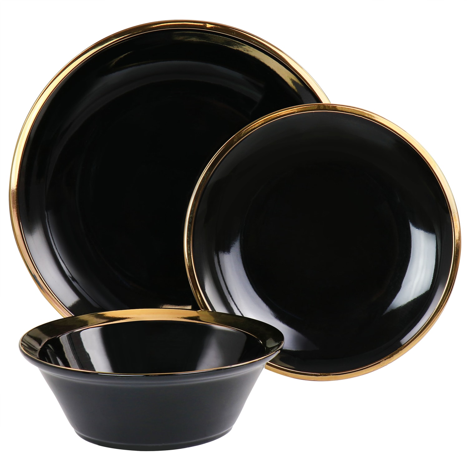 Gibson Home Premier Gold Dinnerware Set, Assorted Colors - Image 5