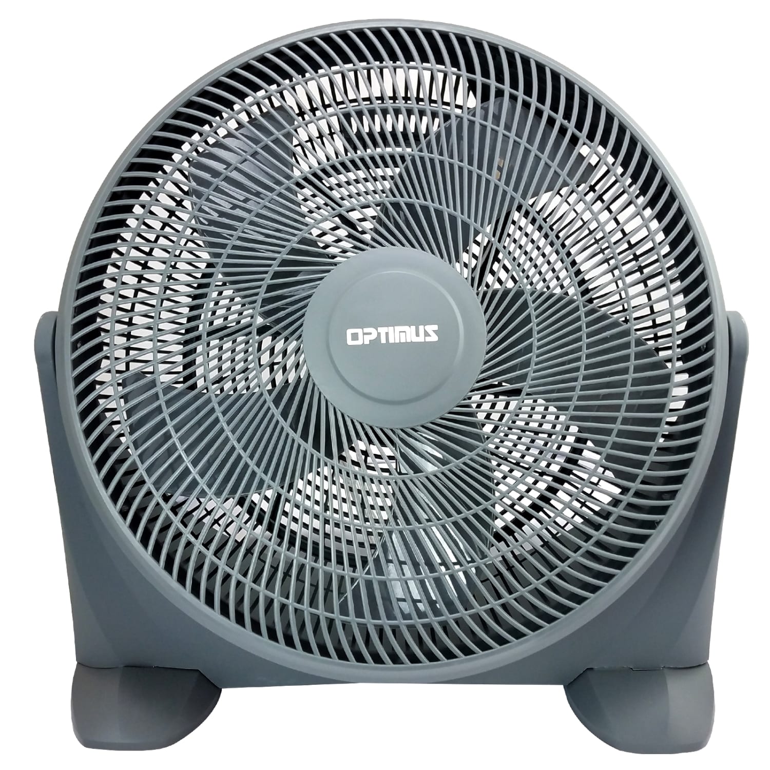 Optimus Turbo High-Performance 3-Speed Air Circulator, 24in x 22in, Gray - Image 5