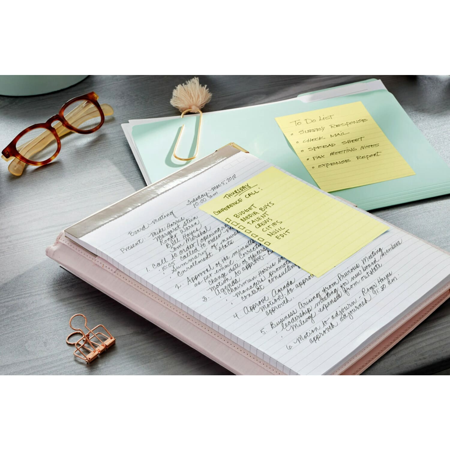 Post-it Notes, 12 Pads, 4 in x 6 in, Clean Removal, School Supplies and Office Products, Sticky Notes for Vertical Surfaces, Monitors, Walls and Windows, Canary Yellow - Image 5