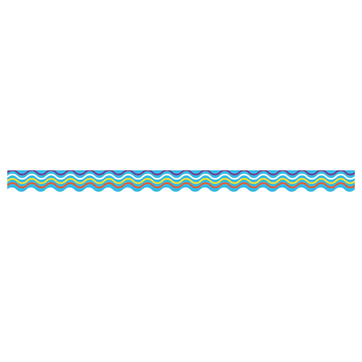 Barker Creek Scalloped-Edge Border Strips, 2 1/4in x 36in, Moroccan Turquoise, Pre-K To College, Pack Of 26 - Image 4