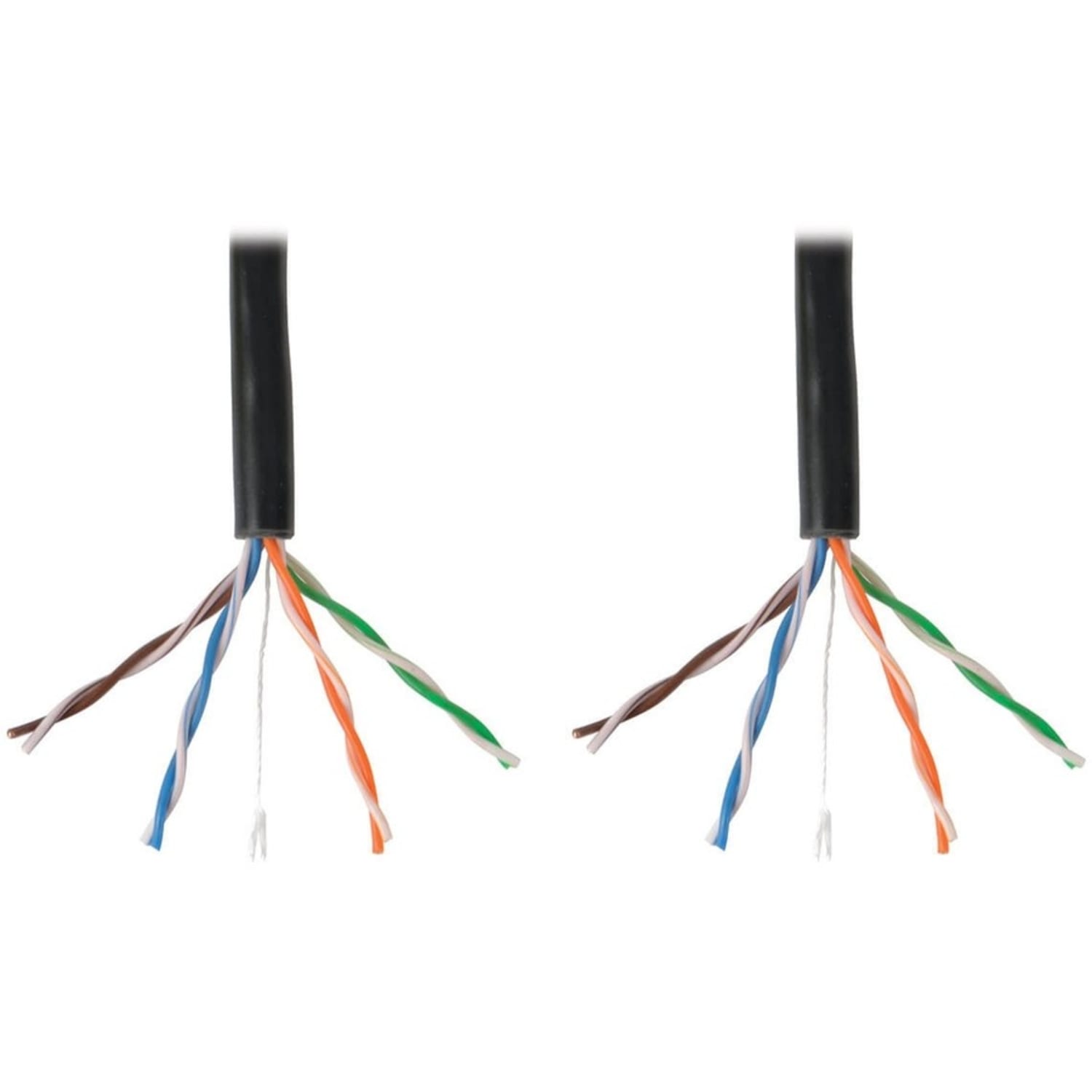 Eaton Tripp Lite Series Cat5e 350 MHz Solid Core (UTP) PVC Bulk Ethernet Cable - Black, 1000 ft. (304.8 m), TAA - N02201KBK - Image 5