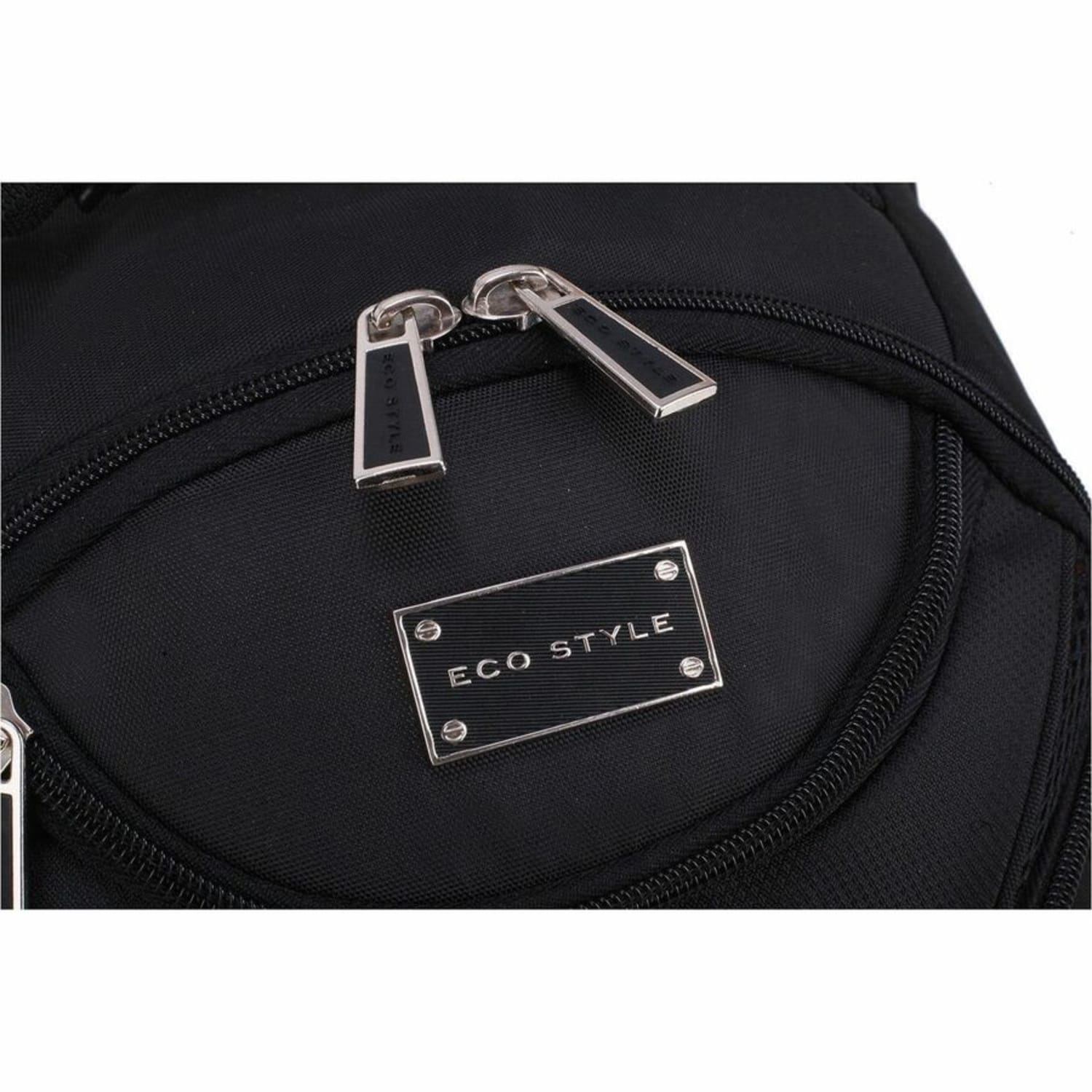 ECO STYLE Jet Set Carrying Case (Backpack) for 17in Notebook, Tablet - Shoulder Strap - 20.5in Height x 13.3in Width x 7.5in Depth - Image 6