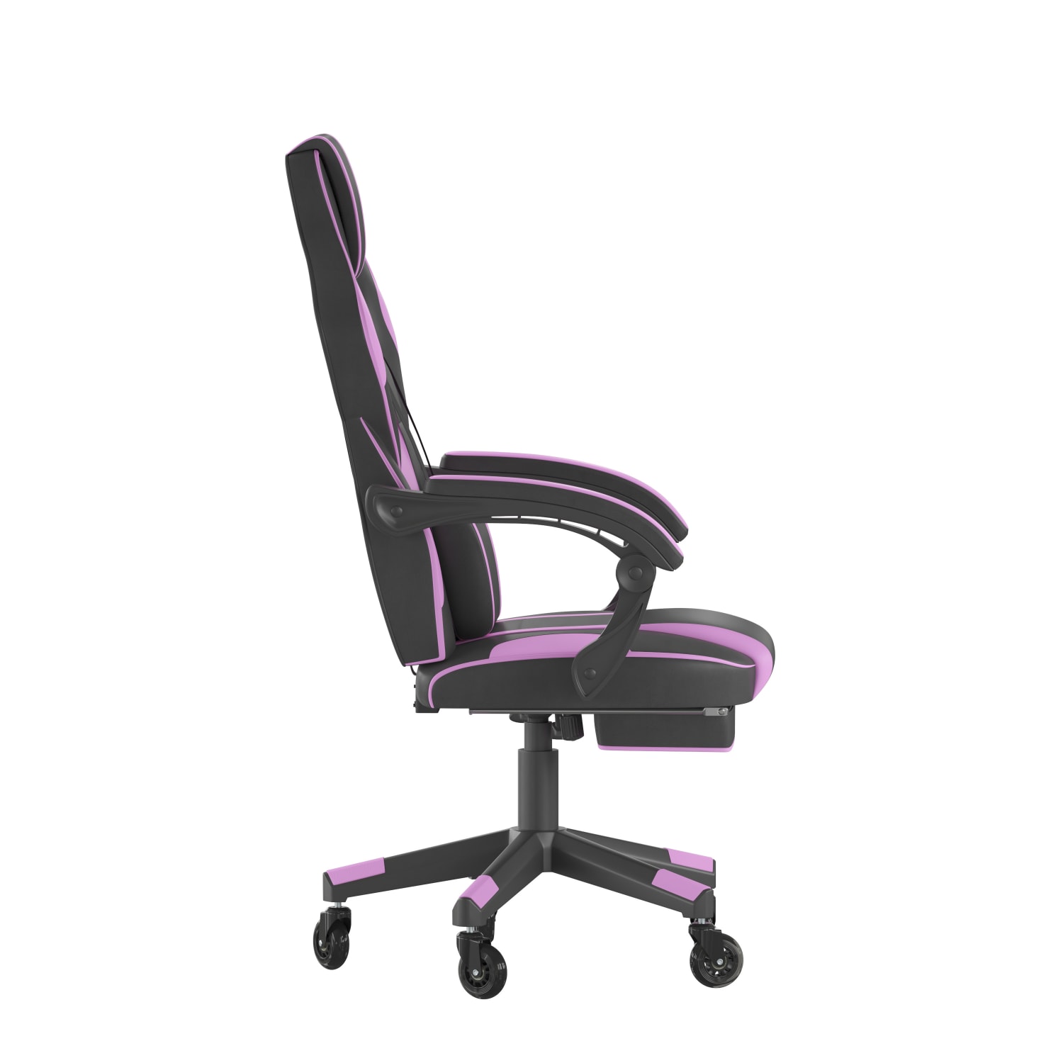 Flash Furniture X40 Ergonomic Faux Leather Racing Computer Gaming Chair BlackPurple PopularChairscom