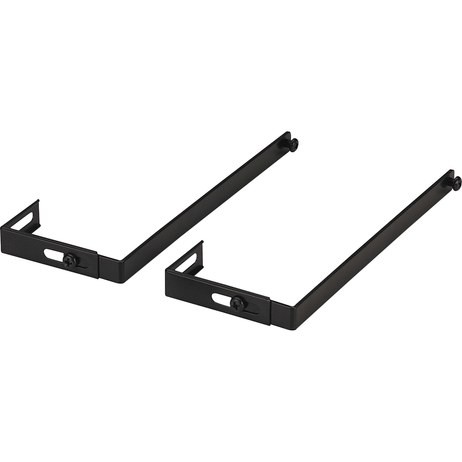 OIC Adjustable Partition Hangers, Black, Pack Of 2 - Image 3
