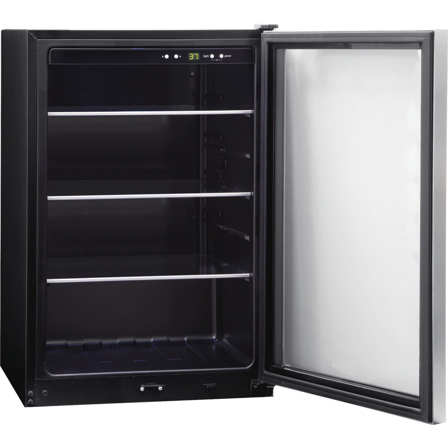 Frigidaire 4.6 Cu. Ft. Freestanding Beverage Center Refrigerator, Silver - Image 3