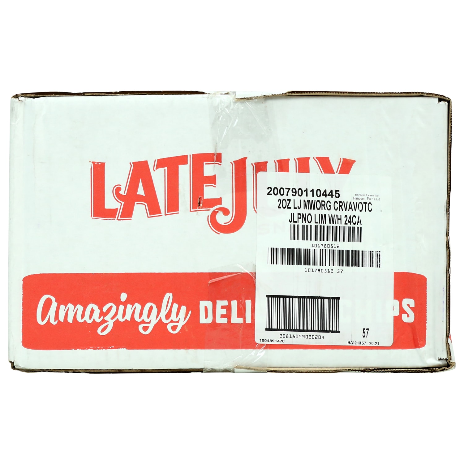 Late July Snacks Tortilla Chips, Jalapeno Lime, 2 Oz, Total Qty 24 - Image 4