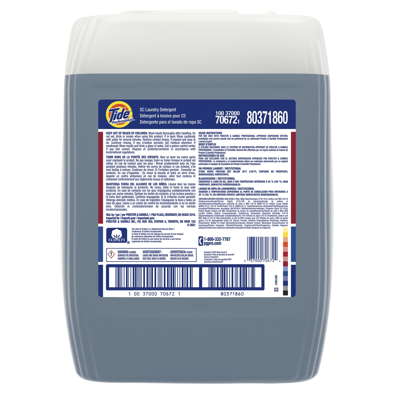 Tide Professional SC Laundry Detergent, 5 Gallon - Image 3