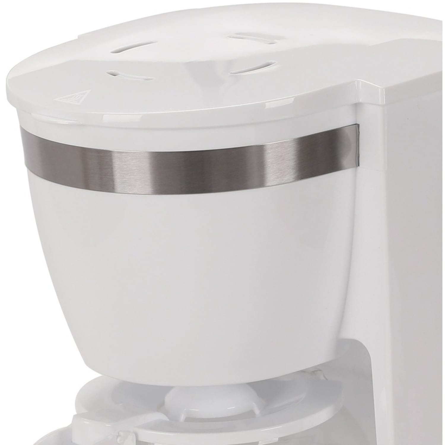 Brentwood TS-219W 10 Cup Digital Coffee Maker, White - Programmable - 800 W - 10 Cup(s) - Multi-serve - Timer - White - Image 6