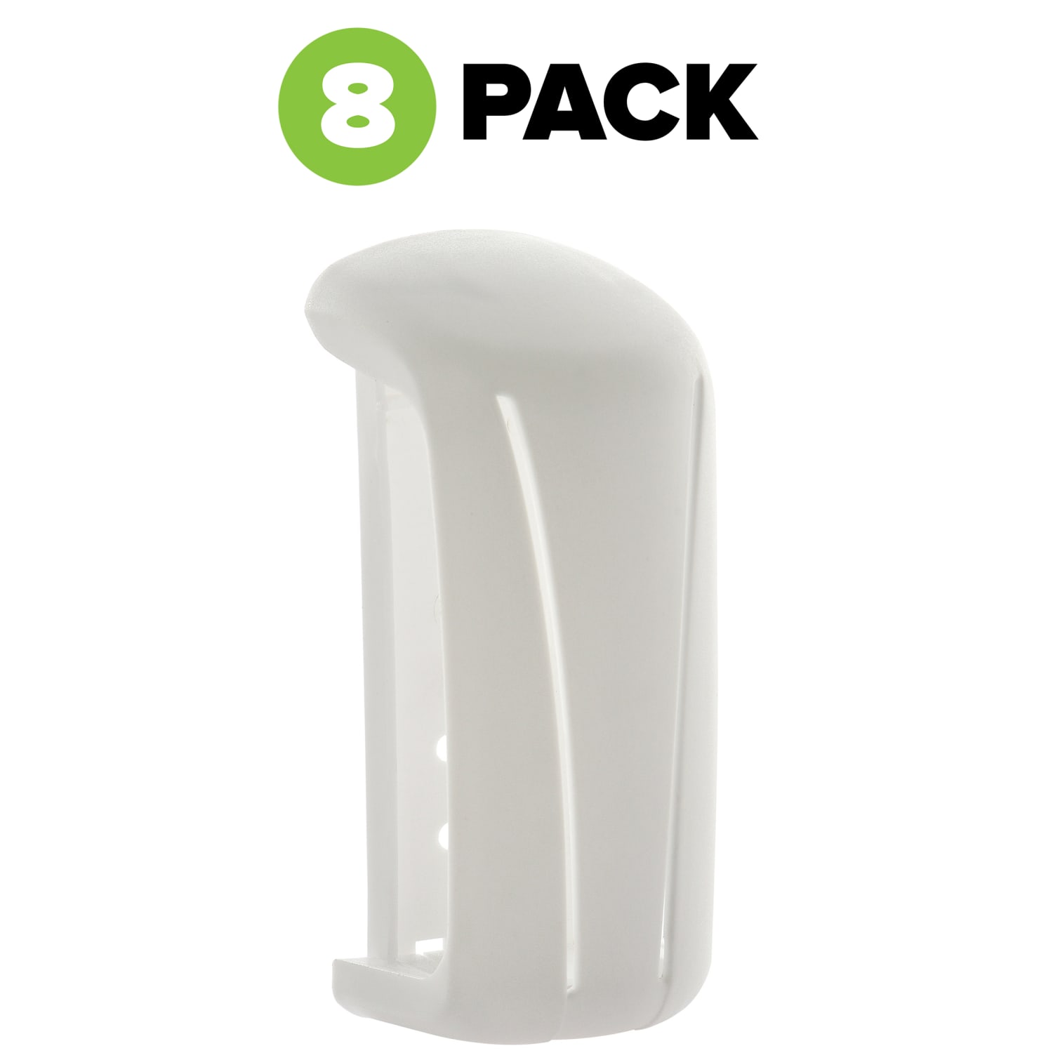 Alpine Air Freshener Tower Holders, 5-1/2inH x 2-7/16inW x 2-7/16inD, White, Pack Of 8 Holders - Image 3