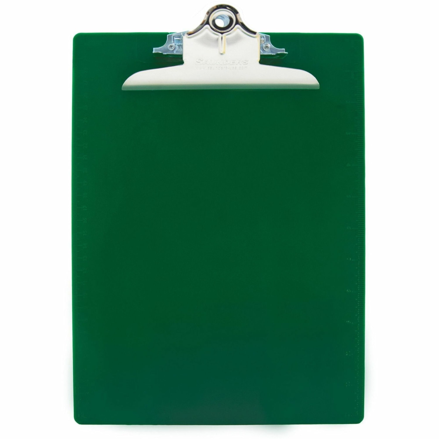 Saunders 96% Recycled Antibacterial Clipboard With Hanging Hole, 13 1/4inH x 9inW x 1 3/4inD, Letter, Green - Image 3
