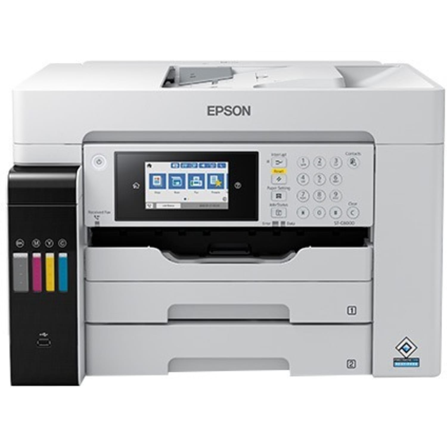 Epson WorkForce ST-C8090 Wireless All-In-One Color Inkjet Printer - Image 3