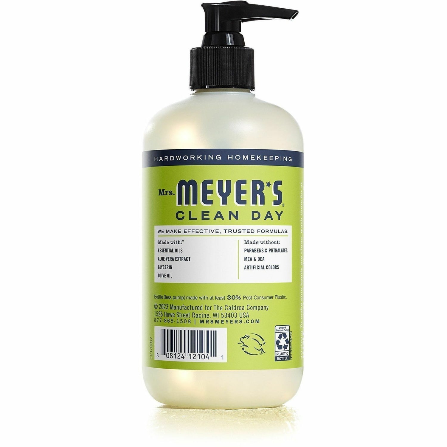 Mrs. Meyers Clean Day Liquid Hand Soap, Lemon Scent, 12.5 Oz, Carton Of 6 Bottles - Image 4