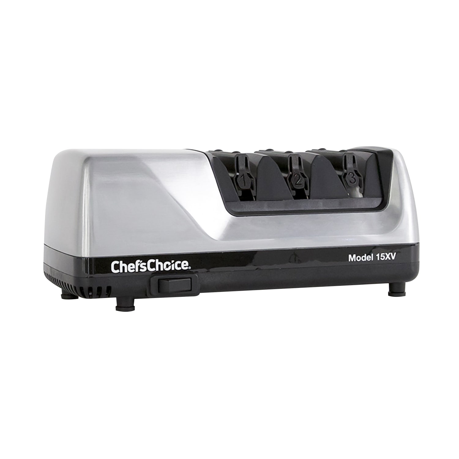 Edgecraft Chefs Choice 3-Stage Professional Electric Knife Sharpener, Brushed - Image 3