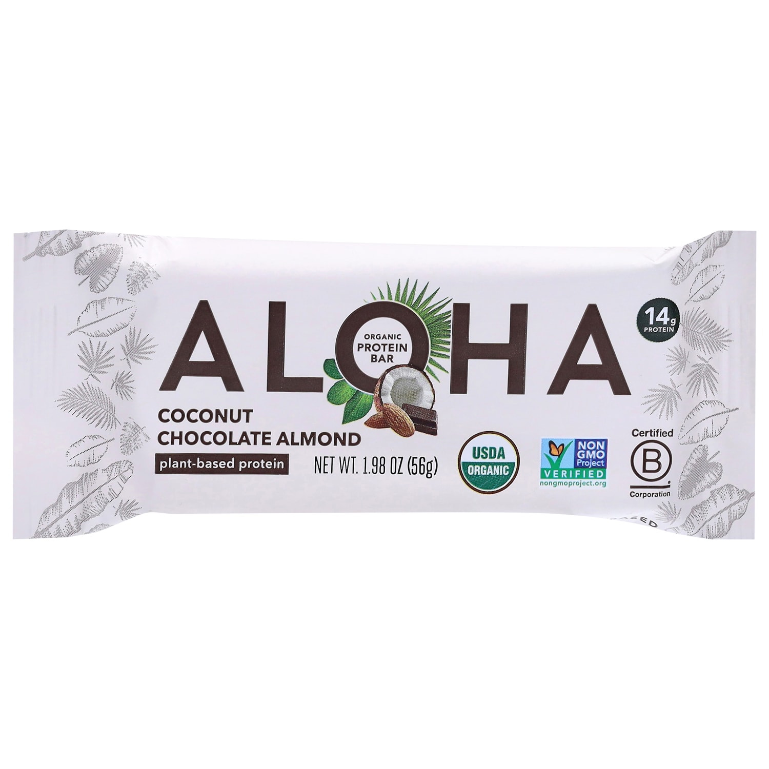 Aloha Plant Protein Bars, Coconut Chocolate, 1.98 Oz, Total Qty 12 - Image 4