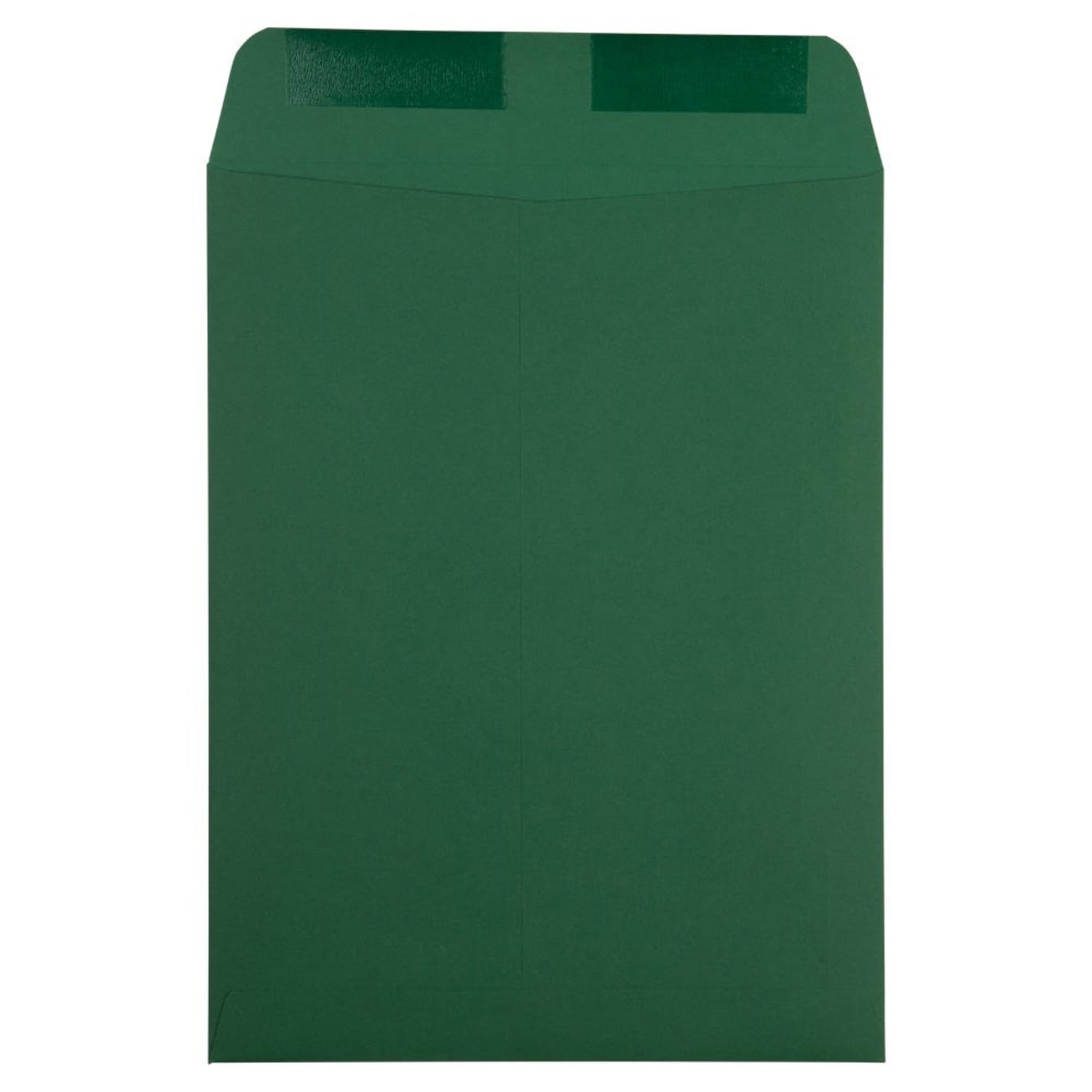 JAM Paper Open-End 9in x 12in Envelopes, Gummed Seal, Dark Green, Pack Of 25 Envelopes - Image 3