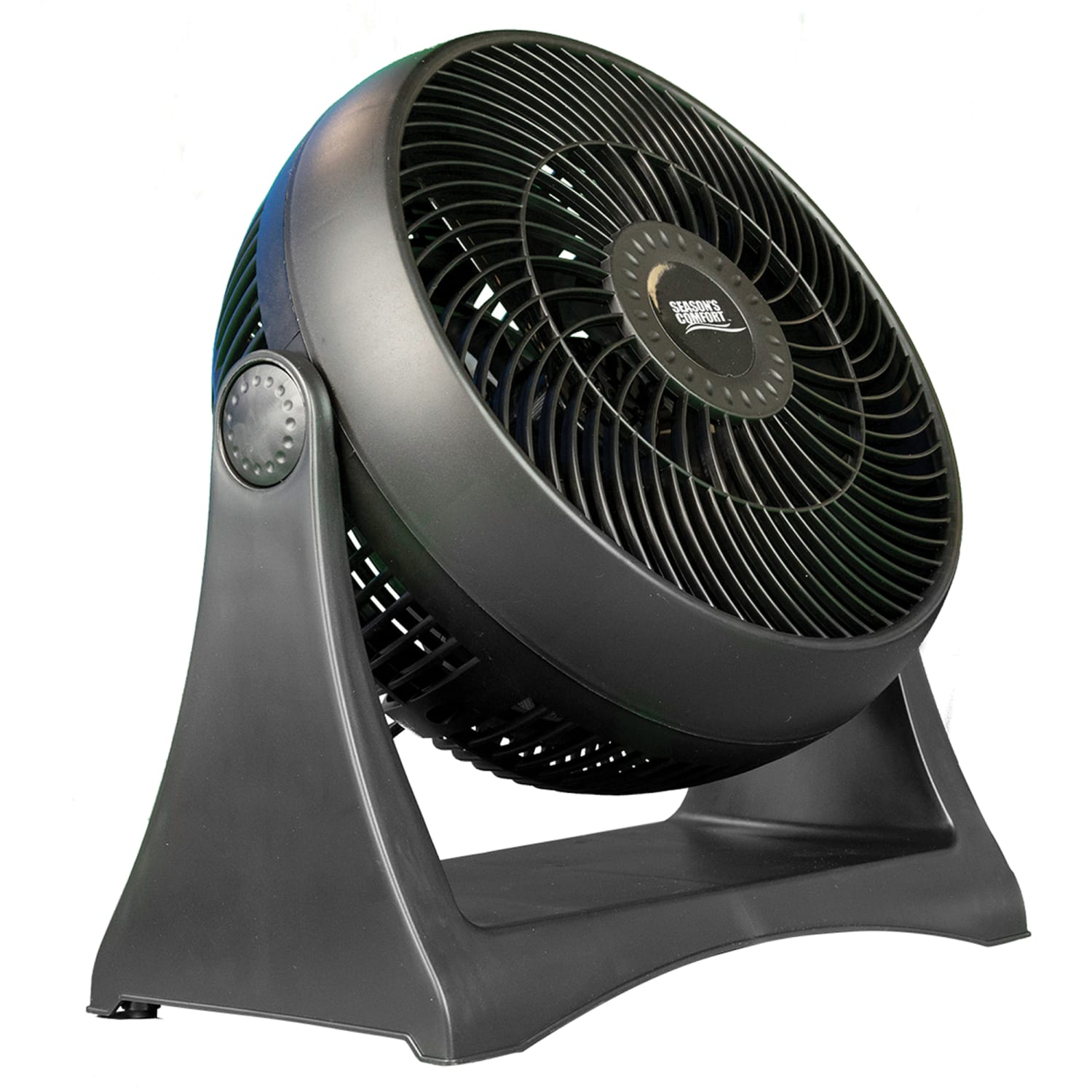 Seasons Comfort 3-Speed High-Velocity Portable Turbo Fan, 10-1/2inH x 11-1/4inW, Black - Image 4