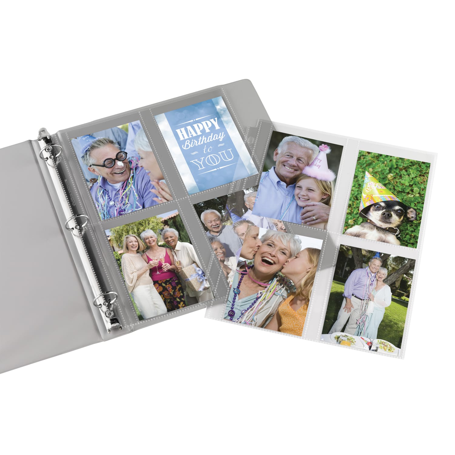 Office Depot Brand Photo Binder Pages, 3-1/2in x 5in, Clear, Pack Of 10 - Image 3