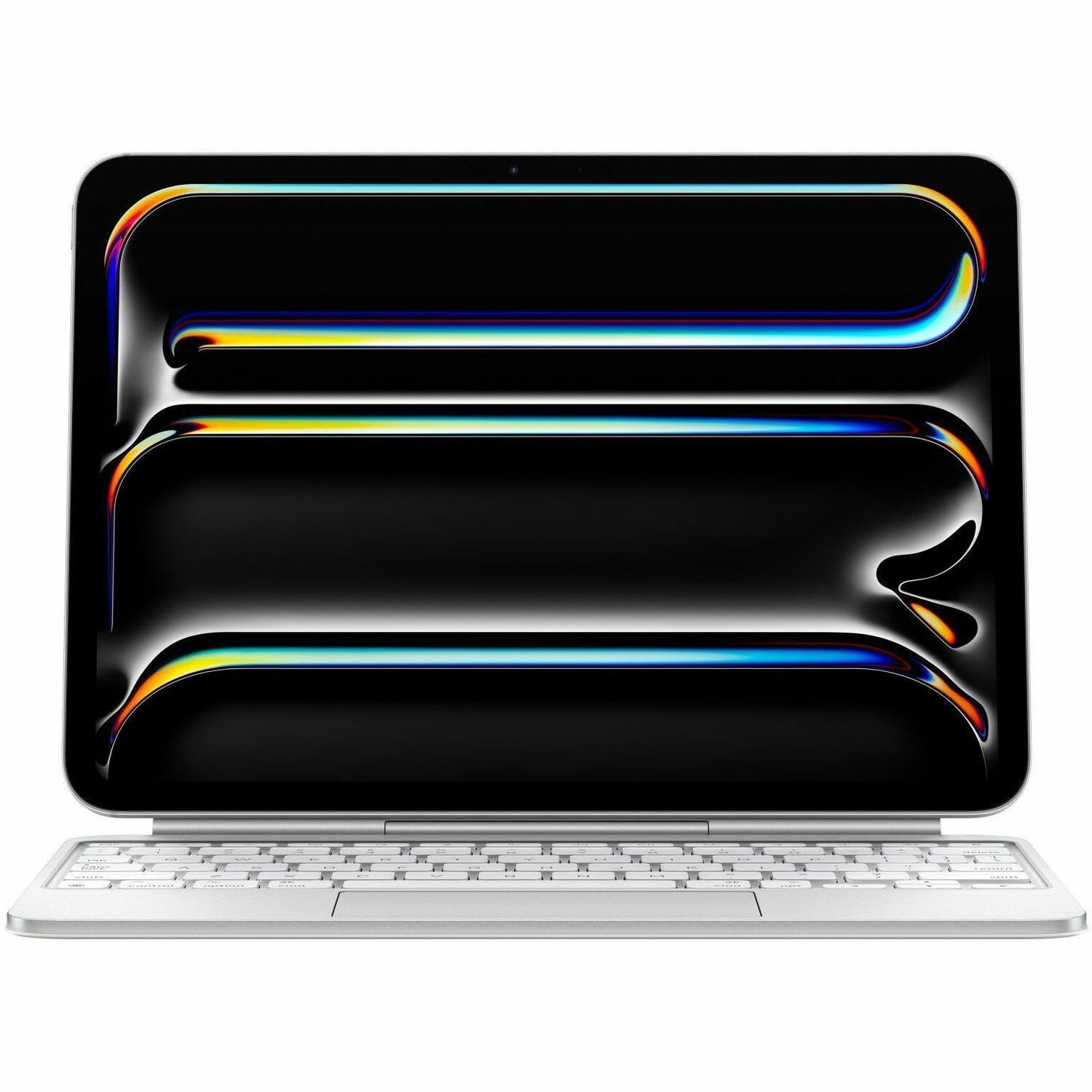 Apple Magic Keyboard/Cover Case for 11in Apple iPad Pro 11 (2024) Tablet - White - Aluminum, Glass Body
