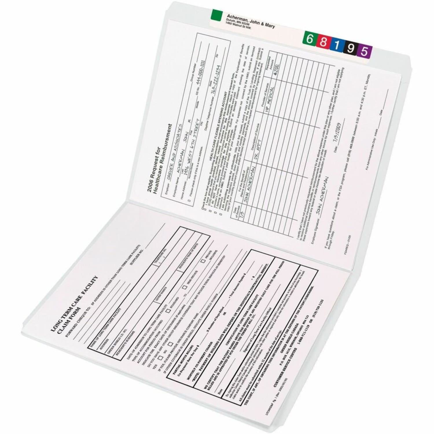 Smead Straight-Cut File Folders, Letter Size, White, Box Of 100 - Image 4
