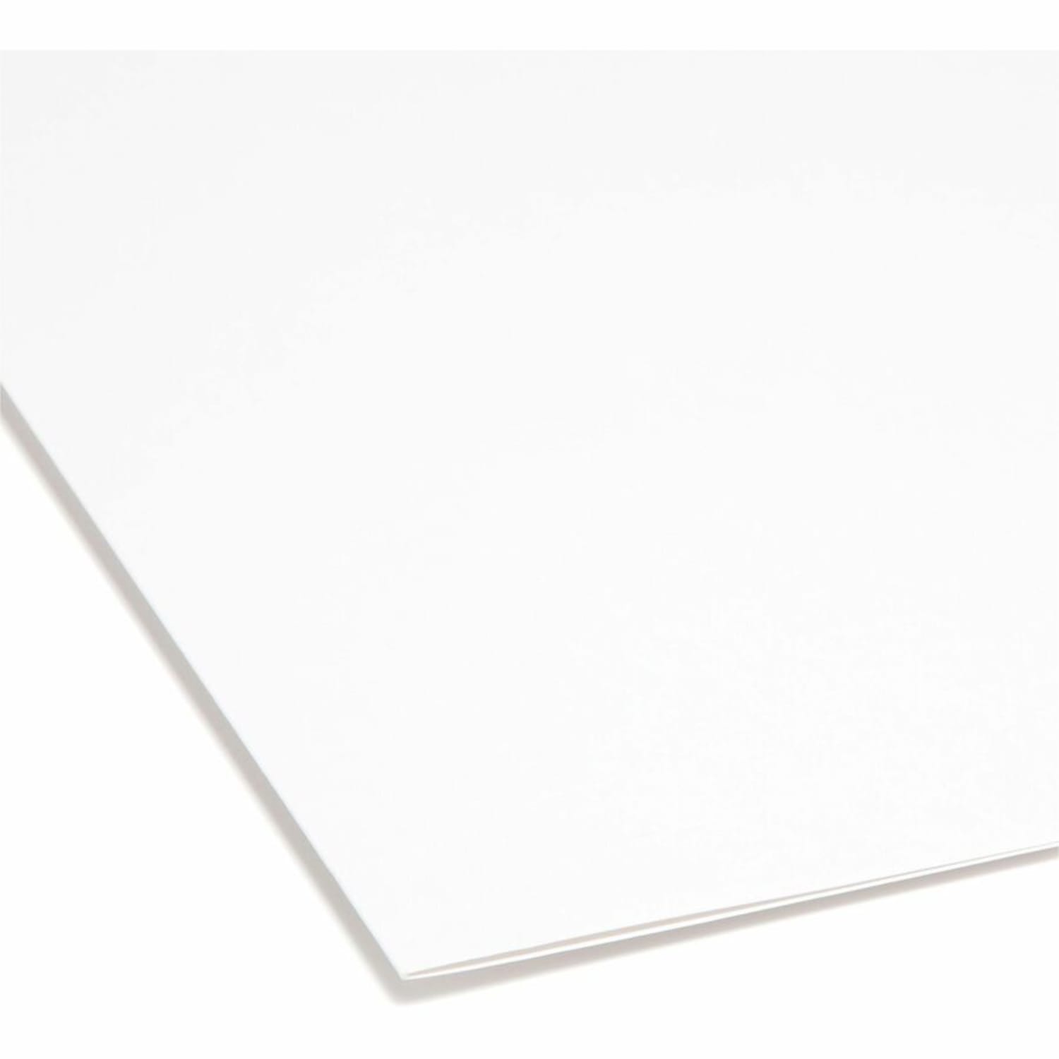 Smead Straight-Cut File Folders, Letter Size, White, Box Of 100 - Image 6