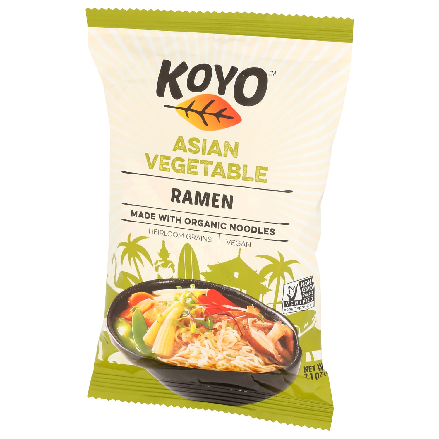 Koyo Ramen, Asian Vegetable, 2.1 Oz, Total Qty 12 - Image 3