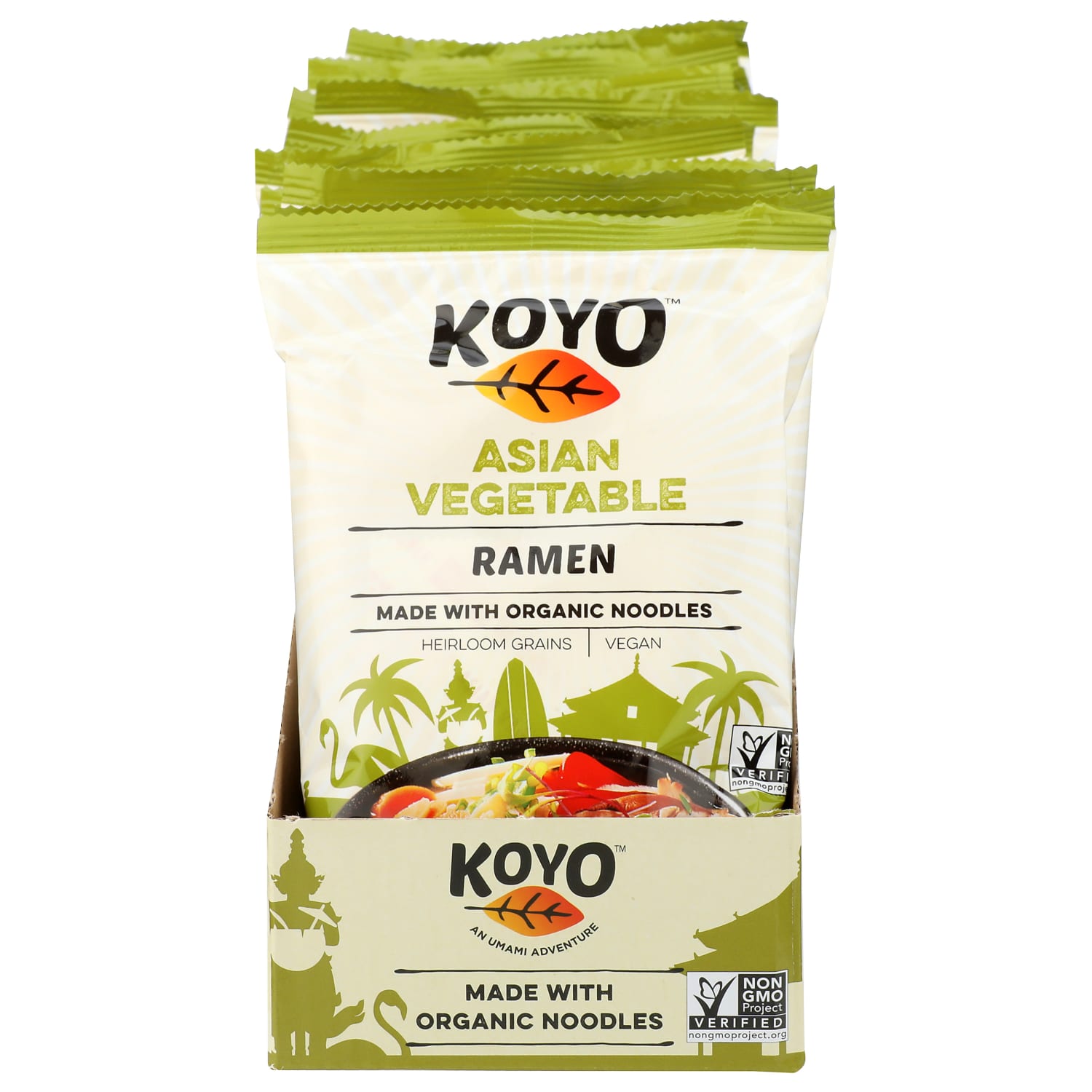 Koyo Ramen, Asian Vegetable, 2.1 Oz, Total Qty 12 - Image 4