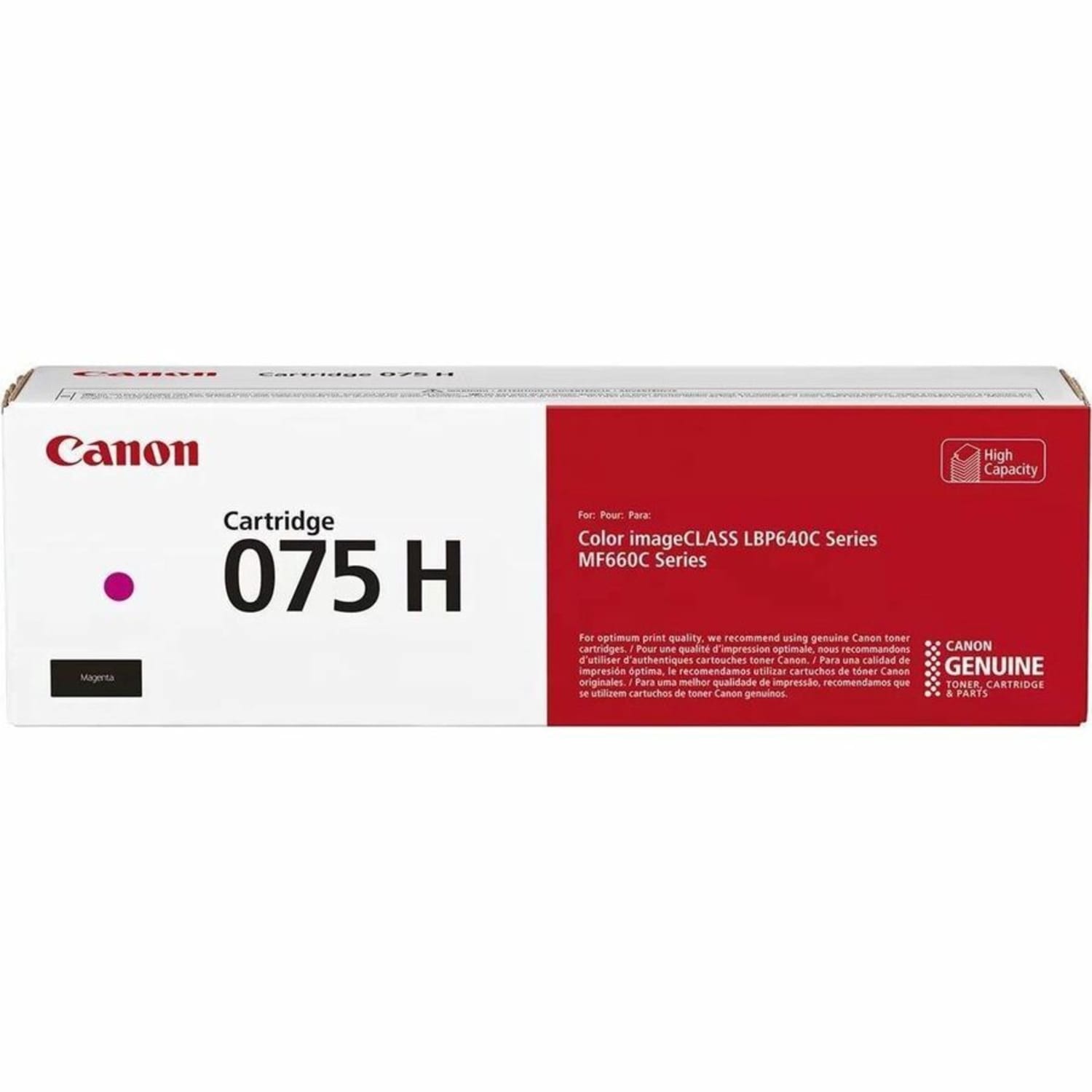 Canon 075 Original High Yield Laser Toner Cartridge - Magenta Pack - 3500 Pages, 2500 Pages - Image 5