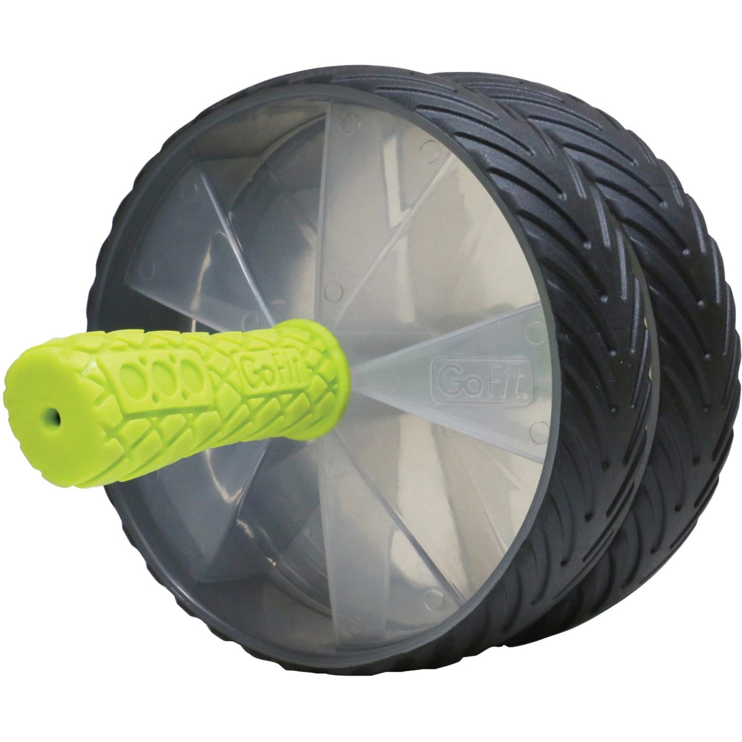 GoFit Super Ab Wheel - Clear - Urethane - Image 4