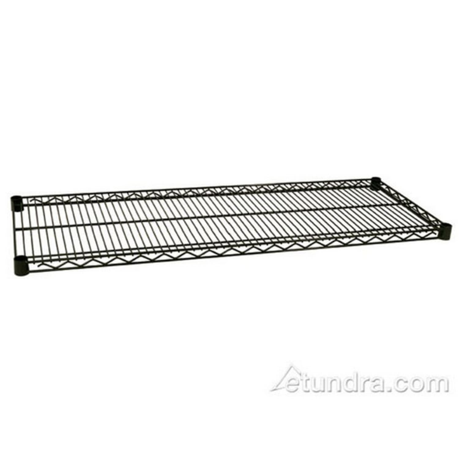 Focus Foodservice Epoxy-Coated Wire Shelf, 2inH x 36inW x 18inD, Green - Image 3