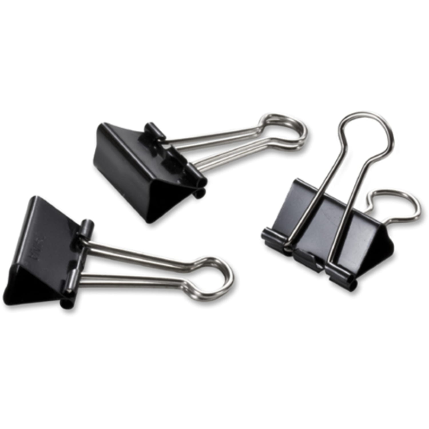 Officemate OIC Binder Clips, Small, 3/4in, Black, Box Of 12