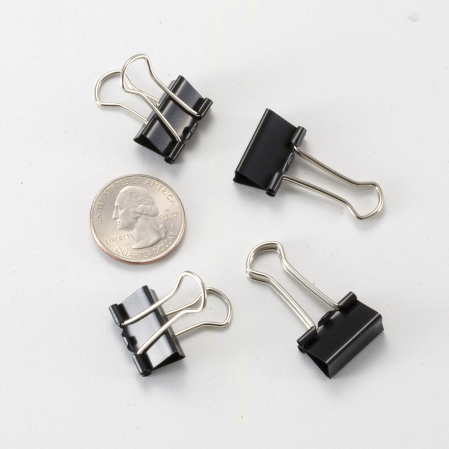 Officemate OIC Binder Clips, Small, 3/4in, Black, Box Of 12 - Image 4
