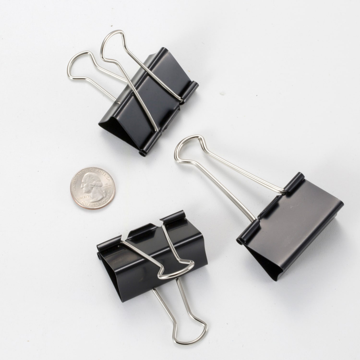 OIC Binder Clips, Large, 2in, Black, Box Of 12 - Image 5
