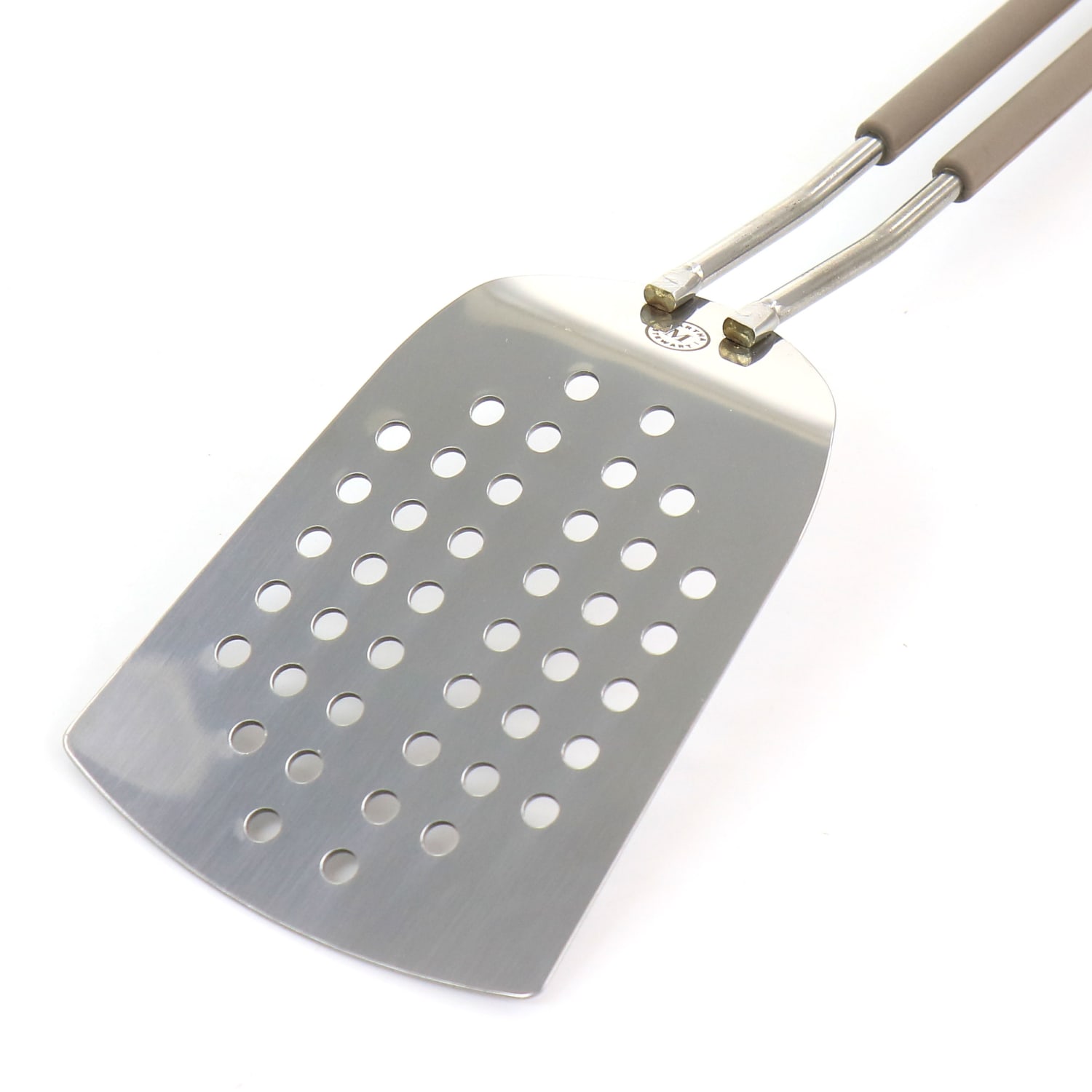 Martha Stewart Stainless Steel Slotted Spatula, Gray - Image 3