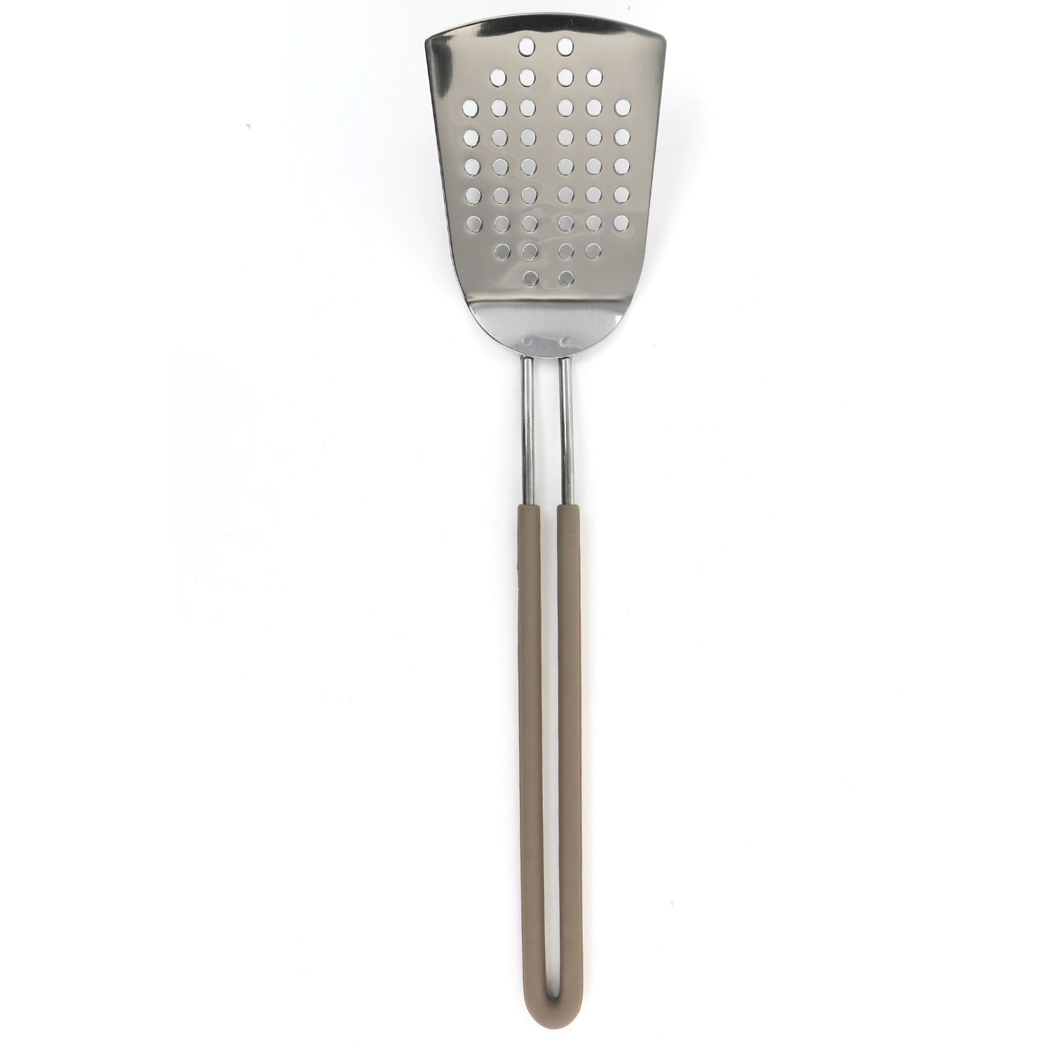 Martha Stewart Stainless Steel Slotted Spatula, Gray - Image 4