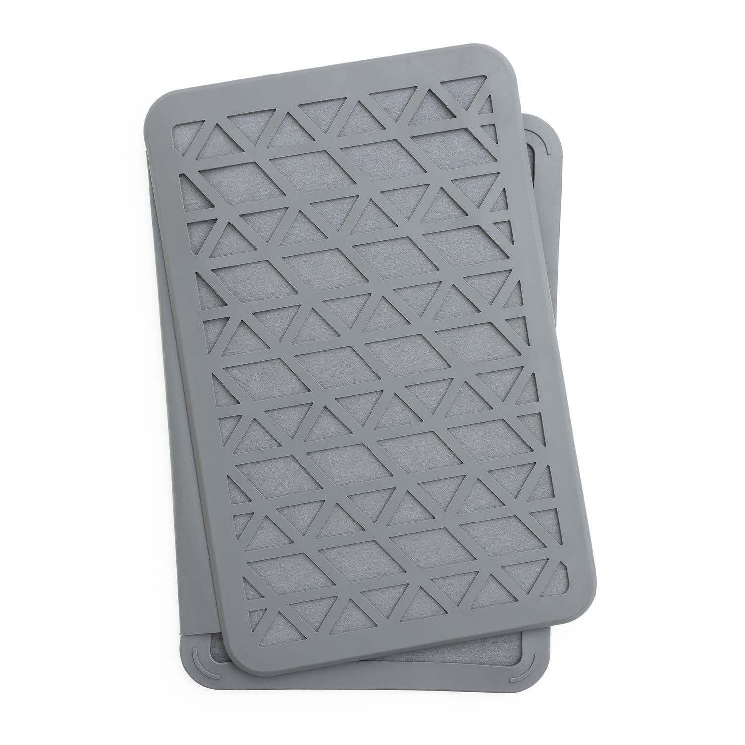 Better Houseware The Magic Dishmat II Stone and Silicone Quick-Dry Mat, Gray - Image 3