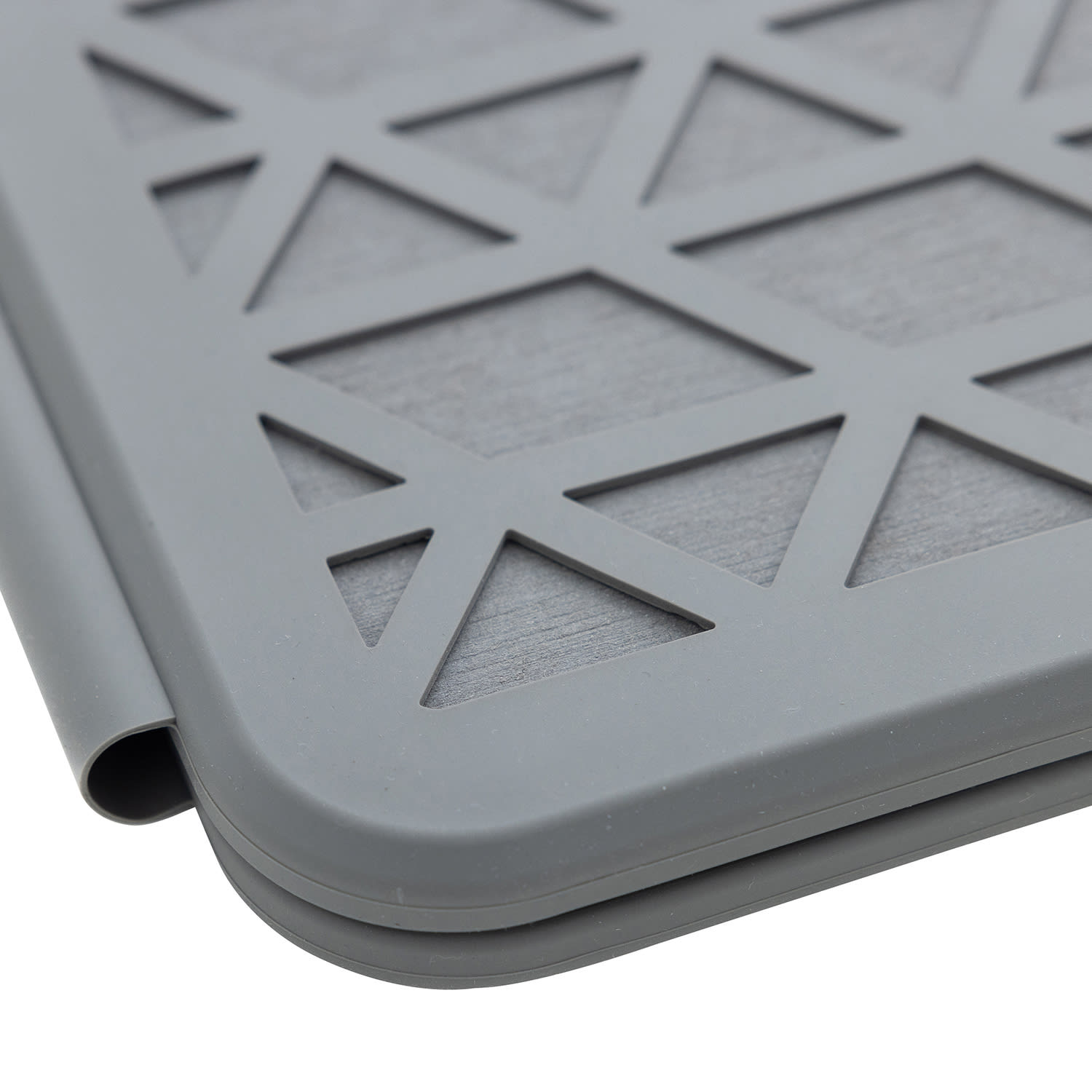 Better Houseware The Magic Dishmat II Stone and Silicone Quick-Dry Mat, Gray - Image 6
